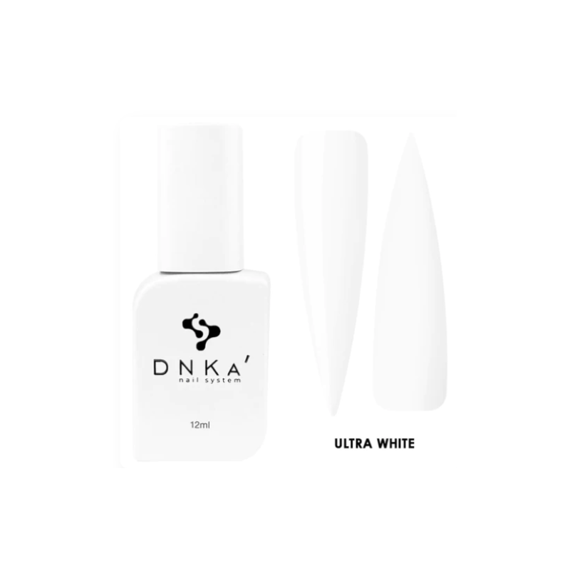 Esmalte semipermanente DNKA - ULTRA BLANCO (ultra white) - 12 ML