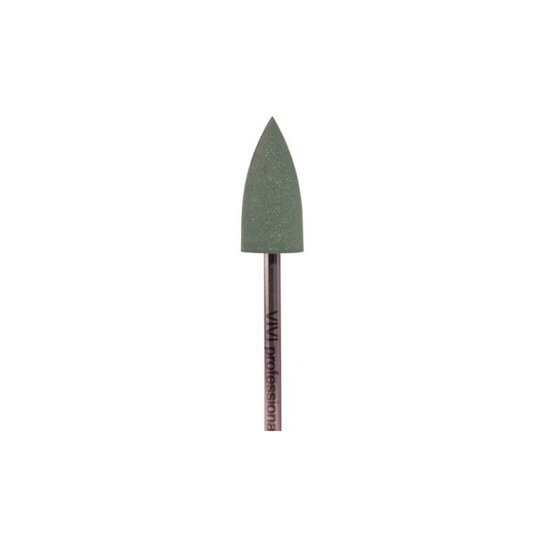 Fresa pulidora VIVI nails 8x18 mm Pulidor de silicona VERDE 240 grit