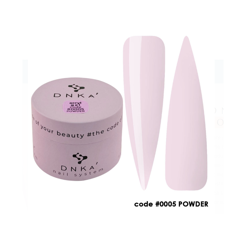 Polygel (Acryl-gel) DNKA - 0005 POWDER (Rosa) - 30 ML