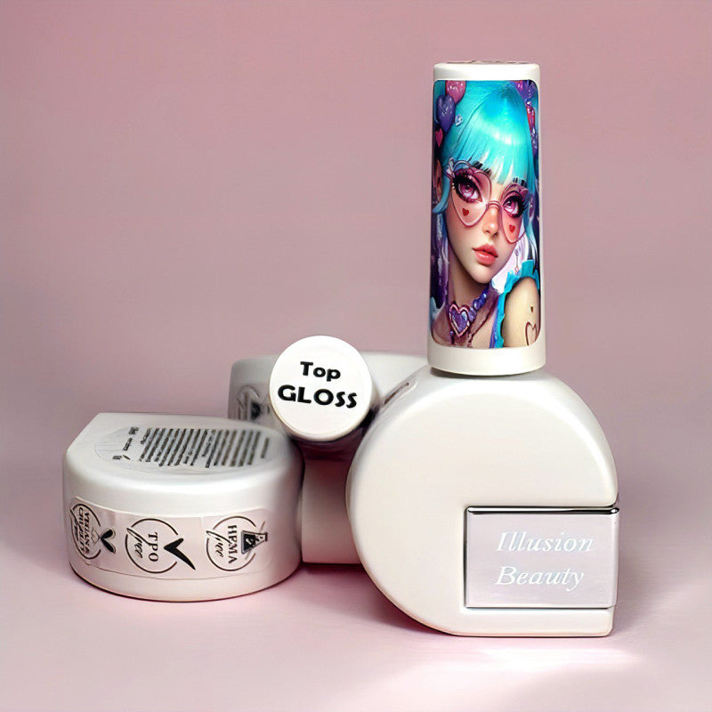 Top coat no cleanser Illusion Beauty 10ml (sin filtro solar) Gloss